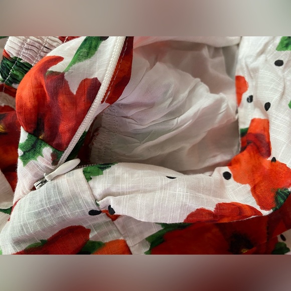 Anthropologie Maeve Square-Neck Smocked Babydoll Dress size XXSP defect - Picture 2 of 10